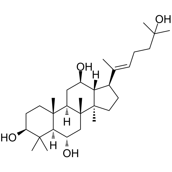 3β,6α,12β-Dammar-E-20(22)-ene-3,6,12,25-tetraol 97744-95-1